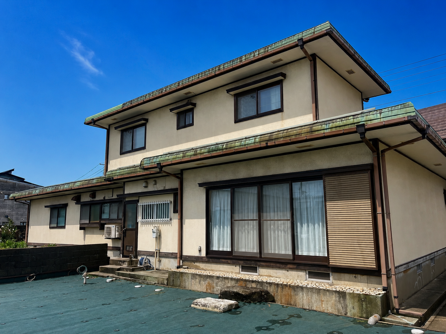 外壁 塗装前④