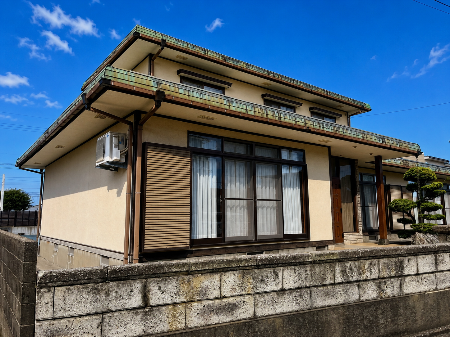 外壁 塗装後②